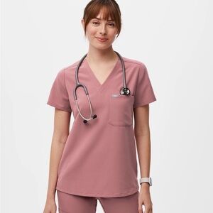 Figs Catarina One-Pocket Scrub Mauve